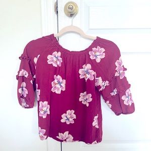Fred flowery top